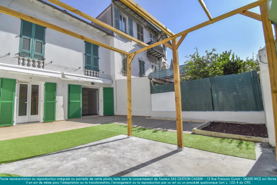 3 PIECES RDJ – TERRASSE – PARKING – BD CARLONE – NICE OUEST