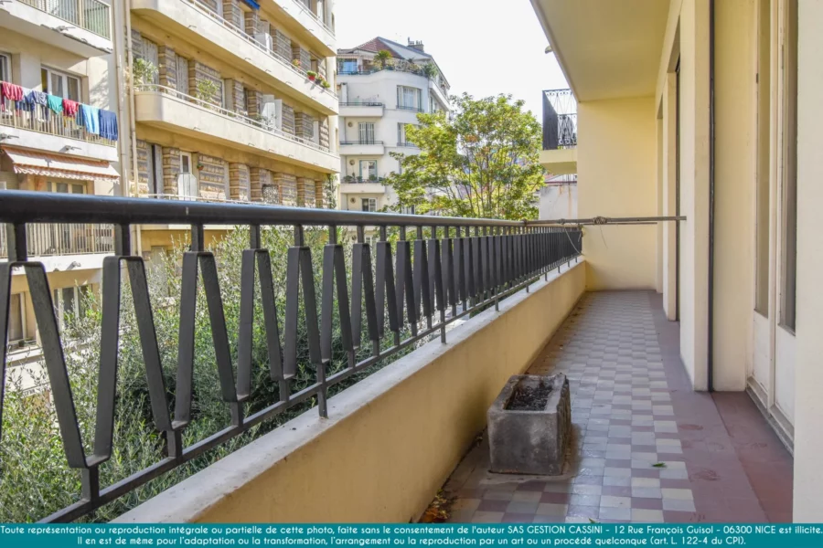 3 PIÈCES 104,50m² CAVE – RUE DE L’AMIRAL DE GRASSE – NICE CENTRE